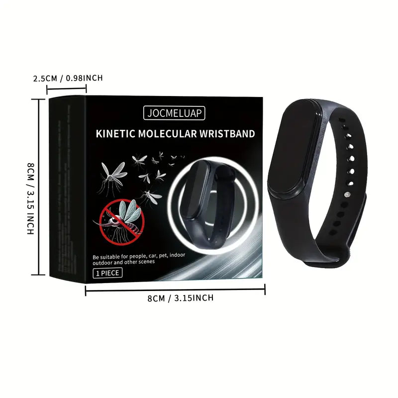 Home Mosquito Repellent Wristband, Insect Repellent, Women'S Mosquito Repellent Bracelet, Outdoor Men'S Mosquito Repellent Watch, Summer Mosquito Control, Unisex, Comfortable to Wear, 1pc