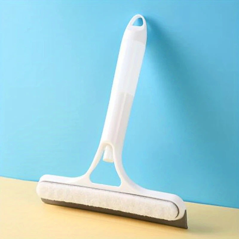 1pc, 3 In 1 Glass Wiper With Scraper And Sprayer, Window Cleaner, Multifunctional Handheld Shower Window Glass Scraper For Spraying, Washing And Scraping, Squeegee For Window, Tile, Car Windshield, Mirror, Bathroom, Cleaning Supplies, Cleaning Tool
