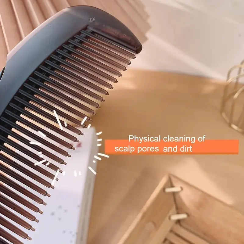 2-Pack Scalp Massaging Hair Combs for Oily Hair, Dandruff Removal, ABS Plastic Finishing Combs with Easy Clean Bristles, Anti-Static Detangling and Styling Comb Set