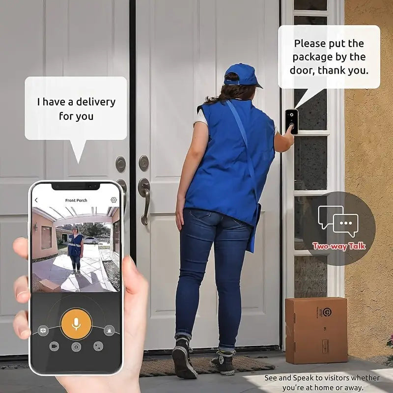 2025 New Year Smart Doorbell Camera Wireless Video Doorbell - Easy To Install,