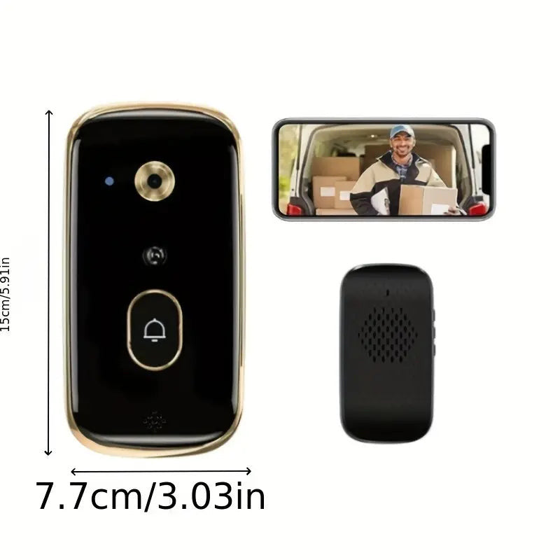 2025 New Year Smart Doorbell Camera Wireless Video Doorbell - Easy To Install,