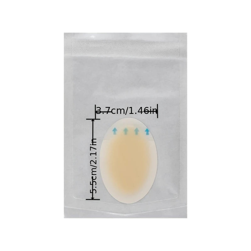 15pcs Ultra-Thin Hydrocolloid Blister Bandages - Waterproof Gel Cushions for Finger, Toe & Heel Relief, Prevention & Recovery