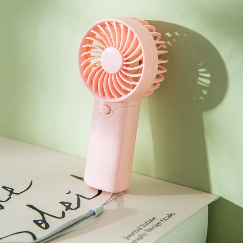 Compact & Lightweight Portable Mini Fan, Battery-Operated - Ideal for Office, Outdoor, Travel & Camping - Stay Cool Anywhere, Anytime! (AAA Batteries Not Included)