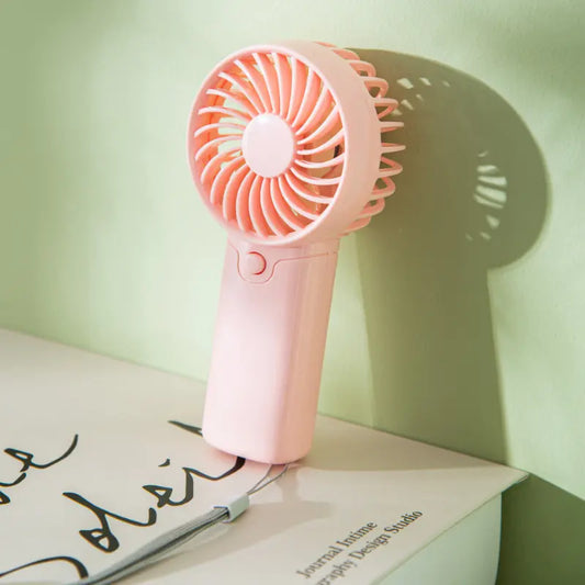 Compact & Lightweight Portable Mini Fan, Battery-Operated - Ideal for Office, Outdoor, Travel & Camping - Stay Cool Anywhere, Anytime! (AAA Batteries Not Included)