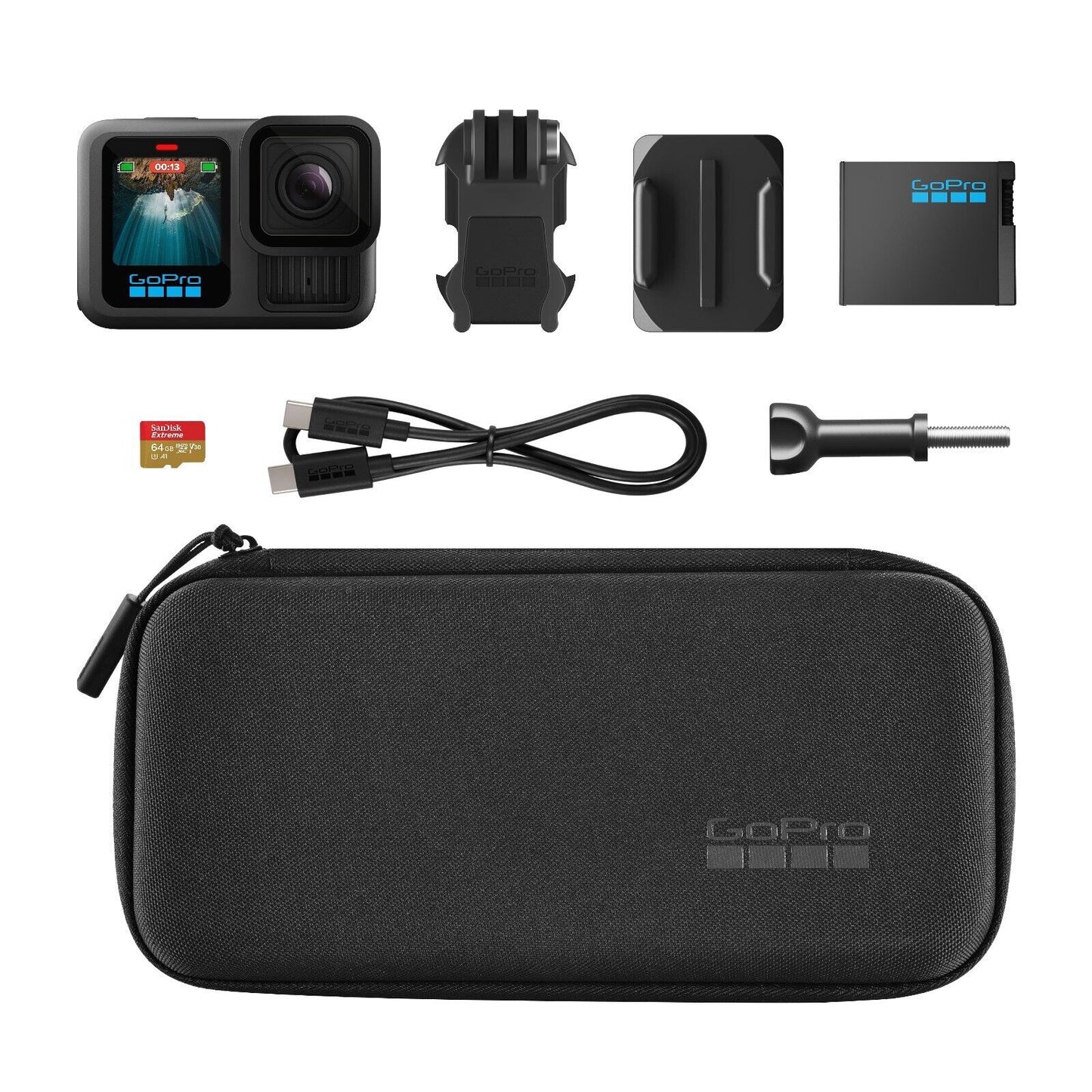 GoPro HERO13 Black - Waterproof Action Camera with 5.3K60 Video, 27MP Photo