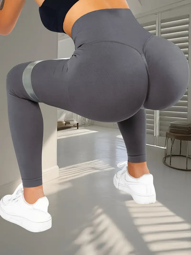 Women's High-waisted Elastic Leggings, Soft And Shape-fitting Tummy Pants, Suitable For Running, Cycling, Yoga