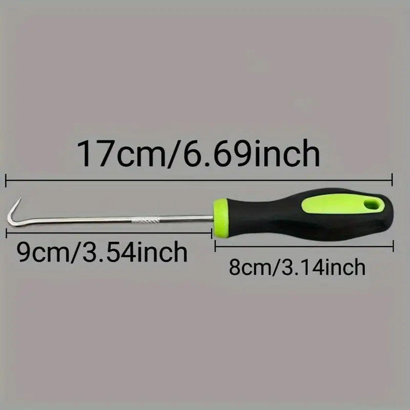 U-Shaped Ground Nail Remover Hook for Garden Cracks and Paving Gaps - Metal Material