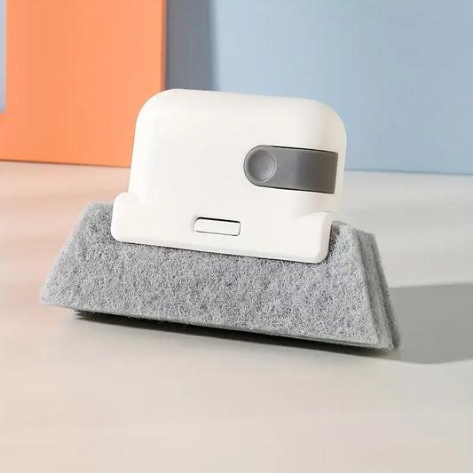 Easy-Grip Reusable 1pc Versatile Door & Window Track Cleaning Brush - Durable Plastic Groove Cleaner for Kitchens, Bathrooms, Living Rooms - Ideal for Small Gaps & Frames, No Electricity Needed