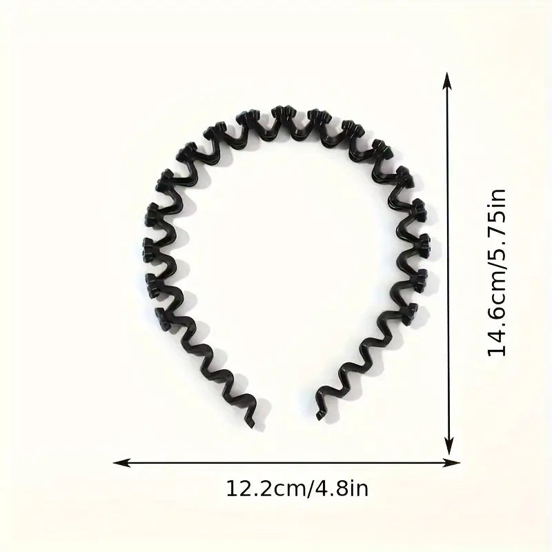 6pcs Rhinestone Elegant Sparkling Head Bands, Non Slip Hair Hoops for Women Wear, Trendy Decorative Flower
