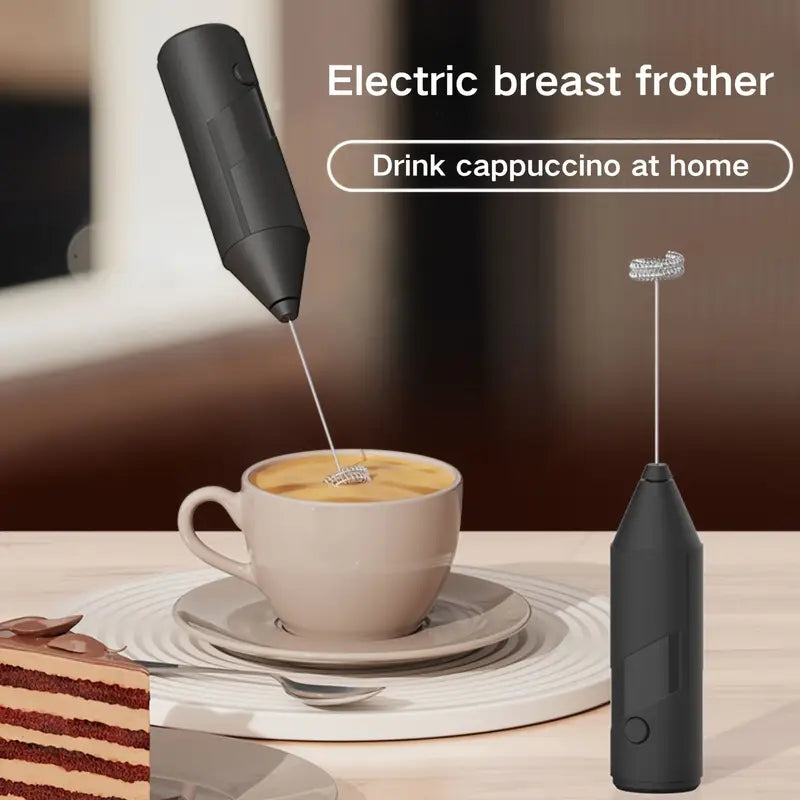 1-Pack Handheld Electric Mixer, Egg Beater, Milk Frother, Coffee, Latte And Cappuccino Frother, Matcha Blender, Kitchen Gadgets